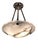 1930s French Art Deco Alabaster Pendant Light, White W/ Charcoal Grey Veining For Sale - Image 16 of 17