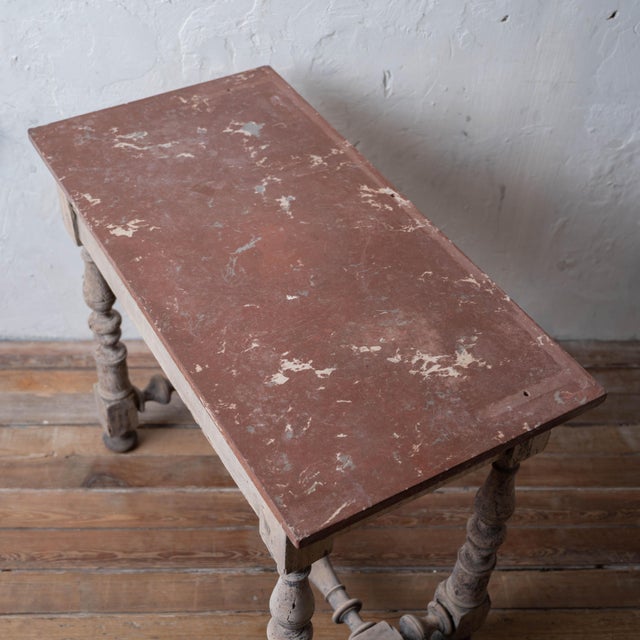 Continental Baroque Bleached Chestnut Work Table, c.1720 For Sale - Image 9 of 15