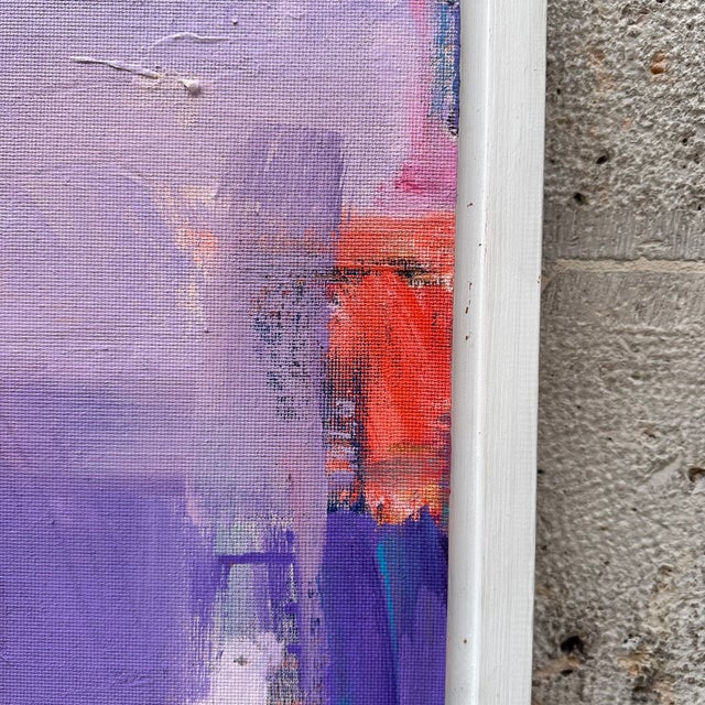 Blue Lorenzo Colomo, Abstract Composition, 2000s, Acrylic Painting on Panel For Sale - Image 8 of 18