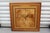 Large Square Inlaid Wood Wall Clock For Sale - Image 9 of 9
