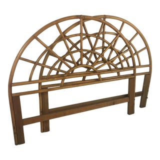 Vintage Rattan Headboards - a Pair For Sale