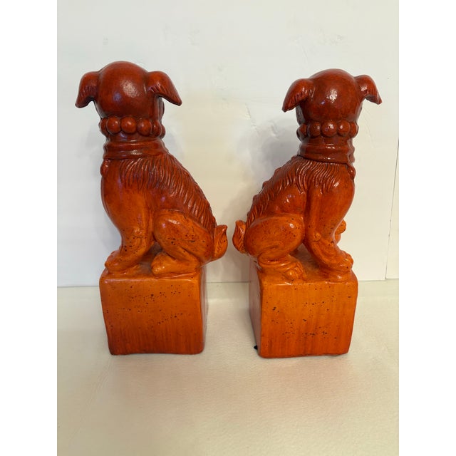 Add a vibrant pop of mid-century character and classic protection to your space with this stately pair of vintage 1960s...