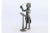 Silver Conductor Figure with Baton and Staff For Sale - Image 5 of 8