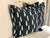 Tribal 24” Indigo Dyed Linen Pillows by Jim Thompson - a Pair For Sale - Image 3 of 10