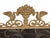 French Vintage Extra Large 1970s French Style Hand-Painted Mirror With Cast Metal Gilded Bird & Urn Crest- 76” For Sale - Image 3 of 12