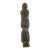 Chinese Small Carved Jade Green Stone Figurative Attendant Amulet Figurine For Sale