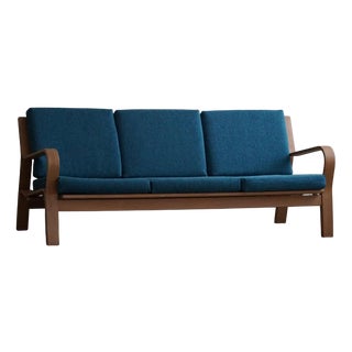 Modern Danish GE 671 Three-Seater Sofa attributed to Hans J. Wegner for Getama, 1960s For Sale