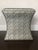 2010s Bernhardt Interiors Modern Faux Snake Skin Ottoman For Sale - Image 5 of 5