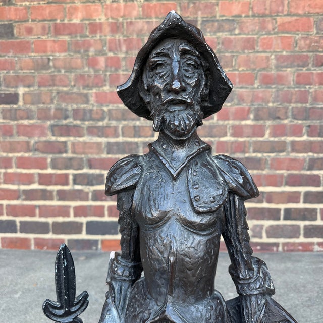 Austin Productions Austin Productions Mid Century Don Quixote Statue 1967 For Sale - Image 4 of 12