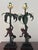 Pair Cast Metal Hand Painted Singerie, Sailor Dressed Monkey and Palm Tree Table Lamps For Sale - Image 10 of 12