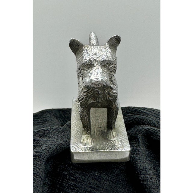 Modern Louis Lejeune Norwich Terrier Hood Ornament For Sale - Image 3 of 12