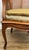 Vintage French Cane Upholstered Accent Carved Chair For Sale - Image 11 of 15
