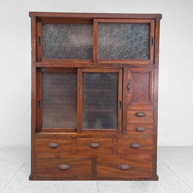 Taisho Japanese Tea Cupboard Cha Tansu, 1890s For Sale - Image 15 of 15