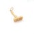 Vintage 14k Gold Judge Gavel Charm, Lawyer Pendant For Sale In Los Angeles - Image 6 of 8