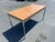 Mid-Century Modern Attributed Steelcase Minimalist Vintage Mid Century Modern Metal Retro Tanker Utility Table For Sale - Image 3 of 12