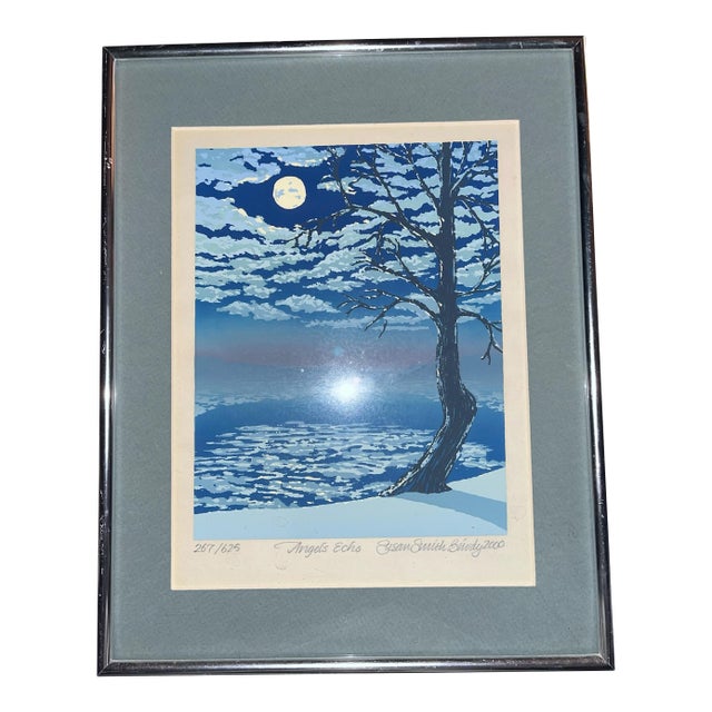 “Angels Echo” by Susan Smith Bundy, Signed Limited Edition Serigraph, 2000 For Sale