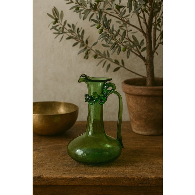 Small Glass Pitcher, 1890s For Sale - Image 12 of 13