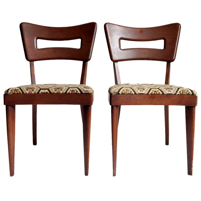 Heywood Wakefield MidCentury Chairs A Pair Chairish