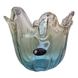 Late 20th Century Murano Glass Vase For Sale