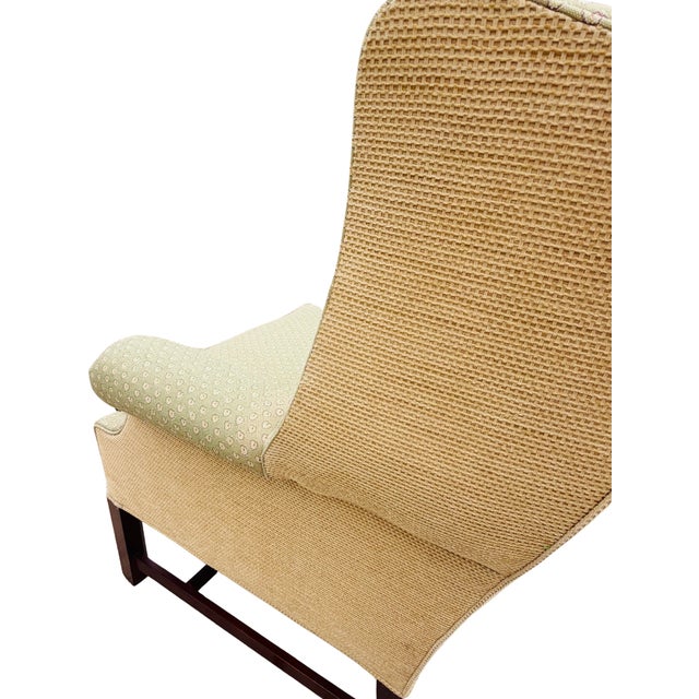 Vintage Hickory Chair Chippendale Wingback Chair | Historic James River Plantations Collection For Sale - Image 13 of 18