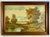 Mid-Century Signed Original Oil Painting on Canvas, Lake & Mountains 29x41 For Sale - Image 11 of 11