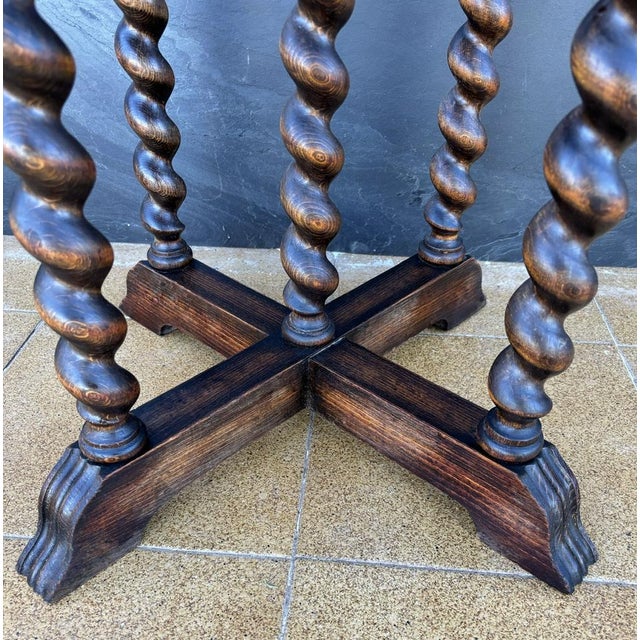 Vintage Octagonal Side Table, 1920 For Sale - Image 17 of 18