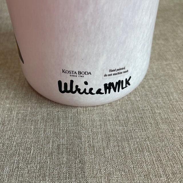 1990s 90s Open Minds Kosta Boda Vase For Sale - Image 5 of 5