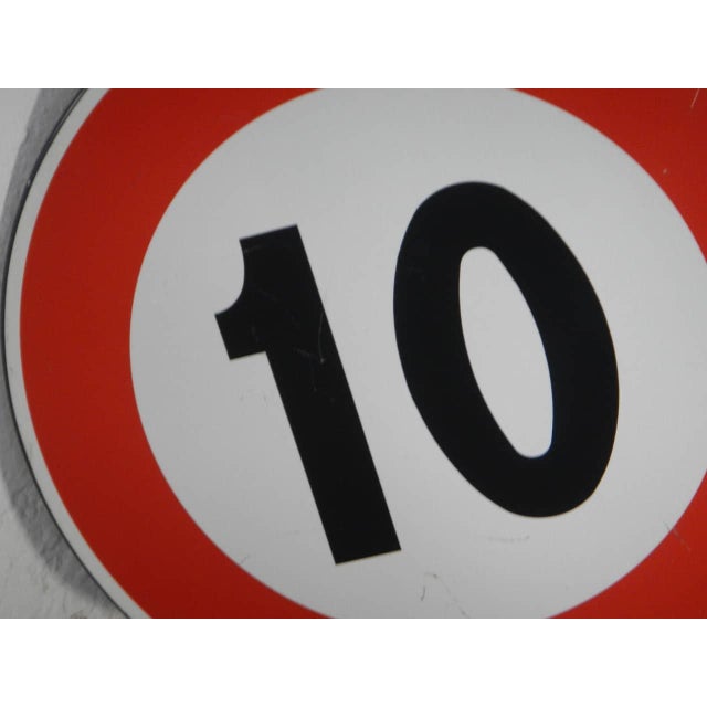 1970s No Parking Road Sign, 1970 For Sale - Image 5 of 8