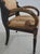 Brown Pair of French Louis XV Style Upholstered Armchairs For Sale - Image 8 of 18