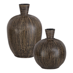 Islander Black Vases S/2