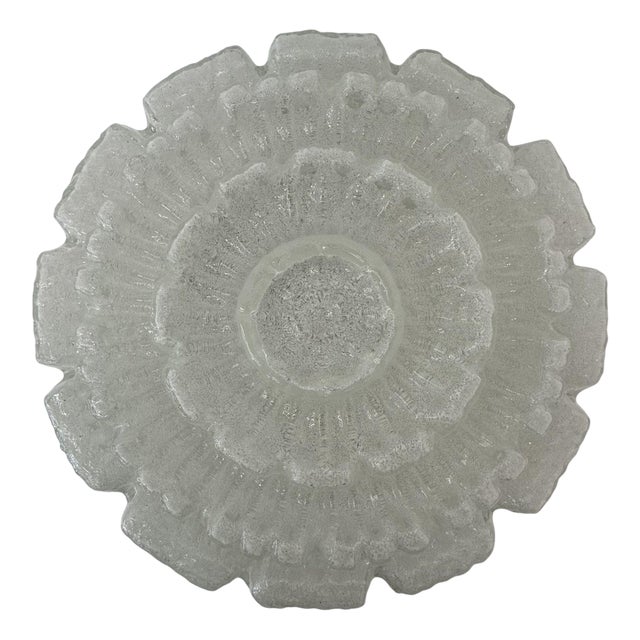 Vintage Flush Mount from Limburg Glashütte, 1970s For Sale