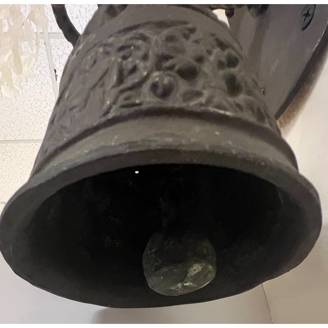 19th Century English Cast Iron Wall Bell For Sale - Image 9 of 12