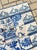 Antique 18th Century Portuguese Blue & White Flowerpiece on a Classical Stand Tile Mural For Sale - Image 13 of 16