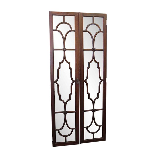 Vintage Mid Century Art Deco Interior French Doors Chairish