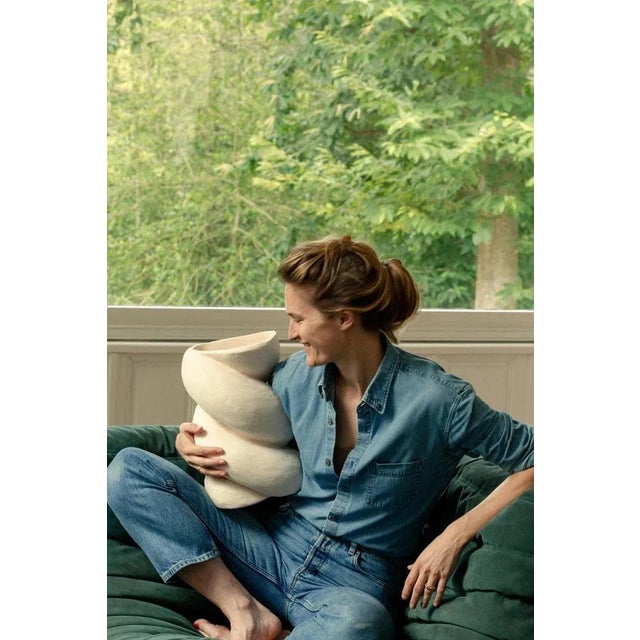 Contemporary Giant White Babka Sconce by Di Fretto For Sale - Image 3 of 12