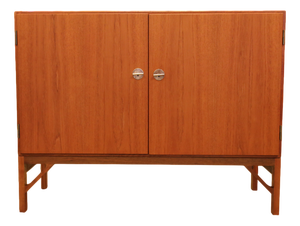 Vintage China Cabinet in Teak by Børge Mogensen for C.M. Madsen, 1950s