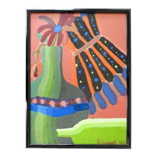 Contemporary Abstract Still Life Painting For Sale