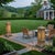 Pair of Monumental Cast Stone Pagoda Garden Lanterns For Sale - Image 9 of 12
