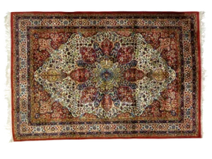1980s Indo Tabriz Rug - 5′10″ × 8′9″