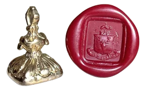 Circa 1810 Georgian Carnelian Intaglio Seal Fob, England