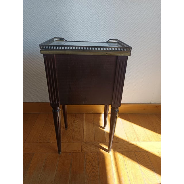 Louis XVI Style Bedside Chest of Drawers, 1890s For Sale - Image 9 of 10