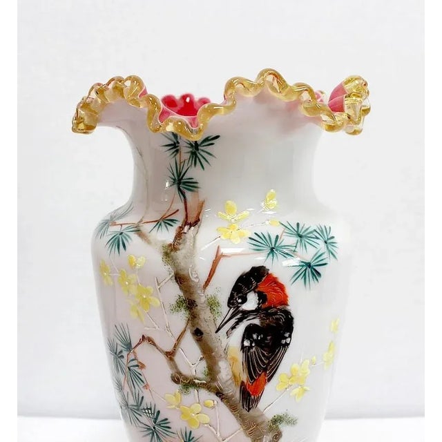 Opaline Vases, 1900s, Set of 2 For Sale - Image 9 of 18