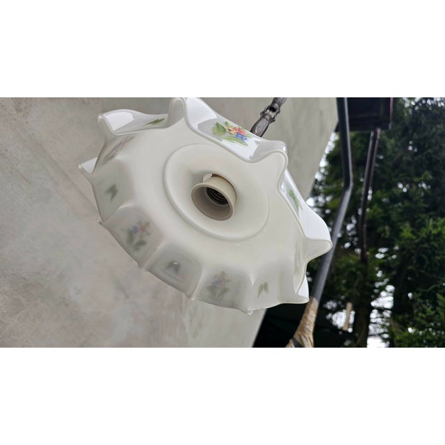 Art Nouveau Brass Lamp, 1890s For Sale - Image 4 of 8