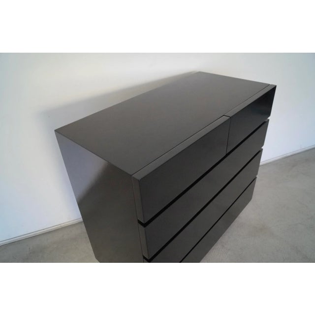 Black 1950's Mid-Century Modern American of Martinsville Dresser For Sale - Image 8 of 13