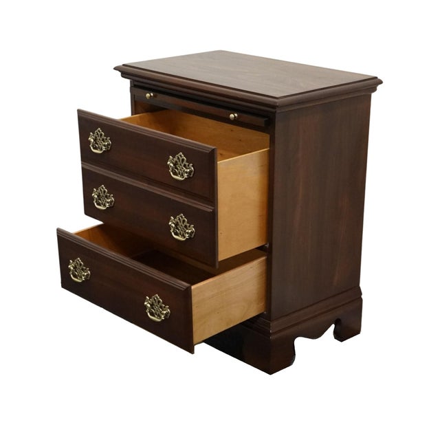 Kincaid Furniture Lenoir Collection Solid Cherry Traditional Style 26" Two Drawer Nightstand 21-142 For Sale In Kansas City - Image 6 of 13