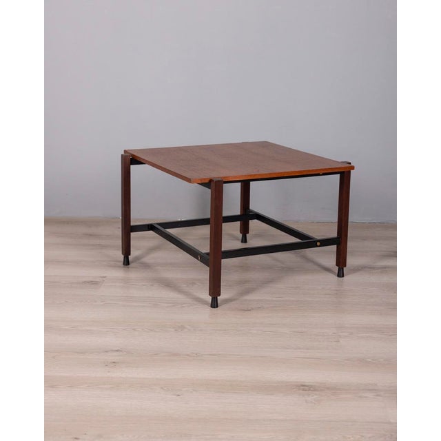 Vintage Italian Wooden Coffee Table, 1960s For Sale - Image 10 of 10