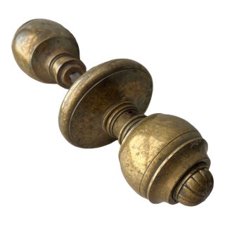 Antique 19th Century Brass Door Knob For Sale