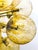 Not Yet Made - Made To Order 21st Century Ventiquattro Natural Brass Amber Bubbles Murano Sputnik Chandelier by Fabio LTD For Sale - Image 5 of 7
