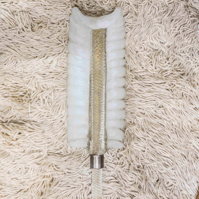 1950s Murano Glass Leaf Wall Light attributed to André Arbus for Barovier & Toso, 1950s For Sale - Image 5 of 13