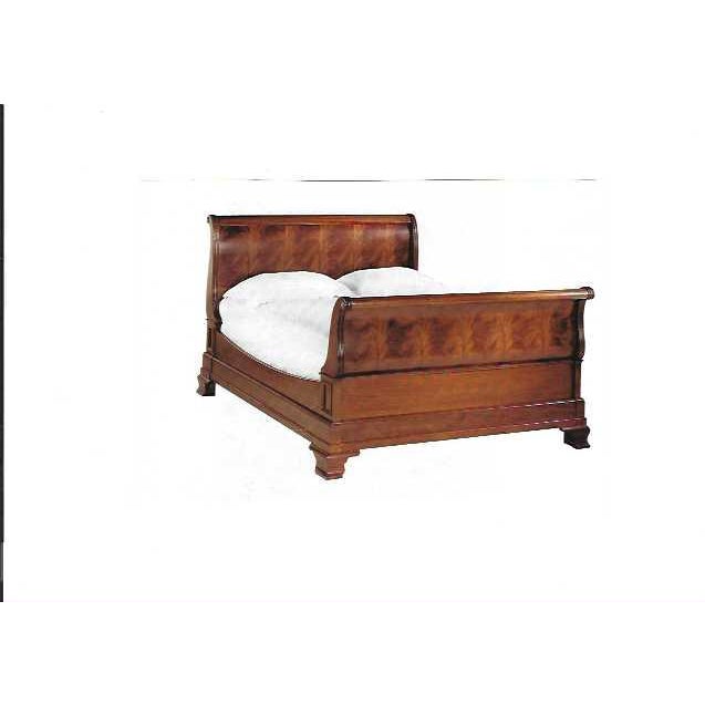 2000 - 2009 Ethan Allen 18th Century Mahogany King Sleigh Bed For Sale - Image 5 of 5